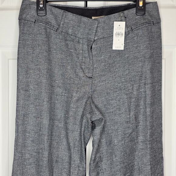 LOFT Julie Trouser Pants NWT Size 4 - Picture 4 of 8